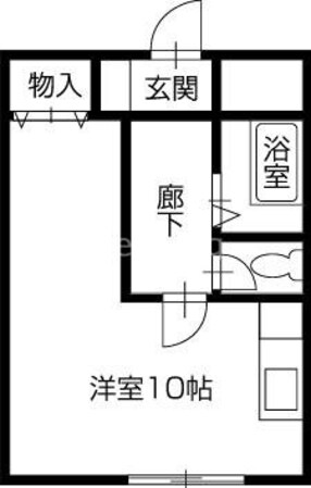 ステューディオ福島の物件間取画像